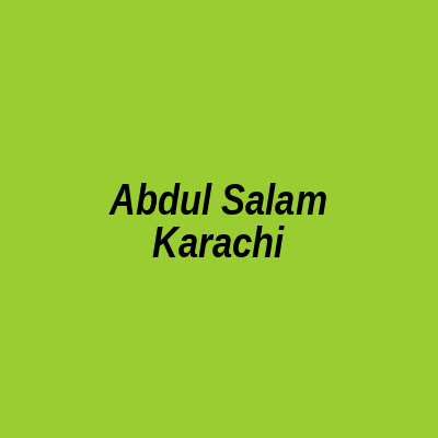 Abdul Salam Karachi
