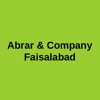 Abrar & Company Faisalabad