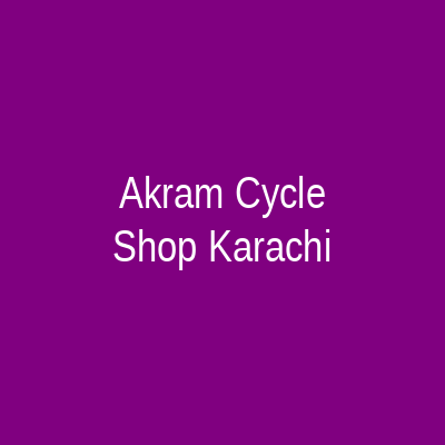 Akram Cycle Shop Karachi