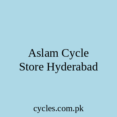 Aslam Cycle Store Hyderabad