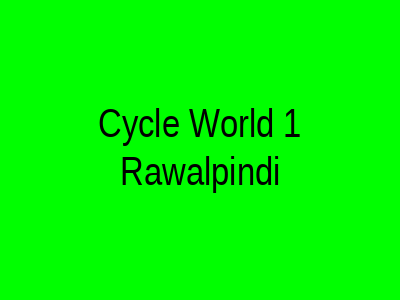 Cycle World 1 Rawalpindi