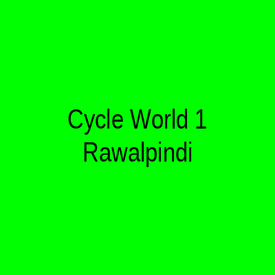 Cycle World 1 Rawalpindi