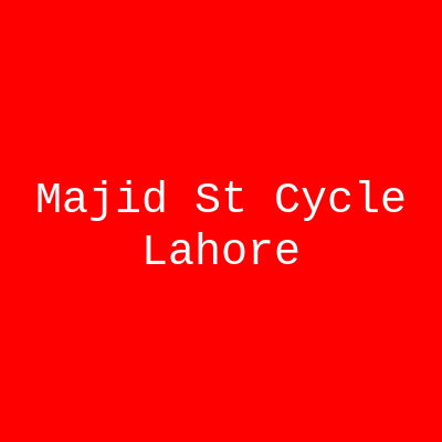 Majid St Cycle Lahore