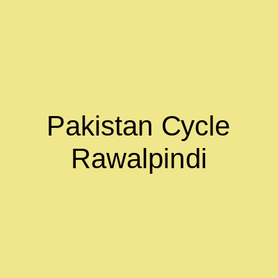 Pakistan Cycle Rawalpindi