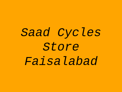 Saad Cycles Store Faisalabad