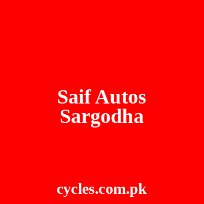 Saif Autos Sargodha