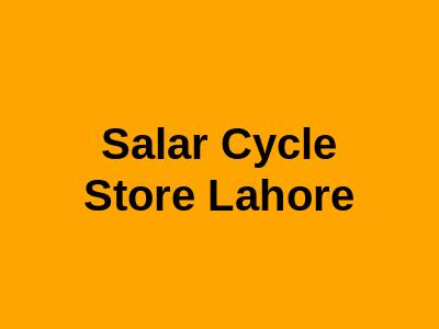 Salar Cycle Store Lahore