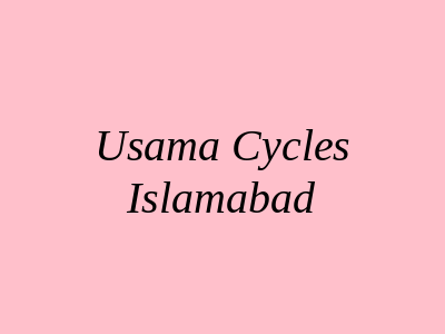 Usama Cycles Islamabad